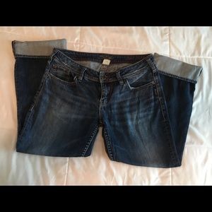 Silver Jeans Aiko flood capris